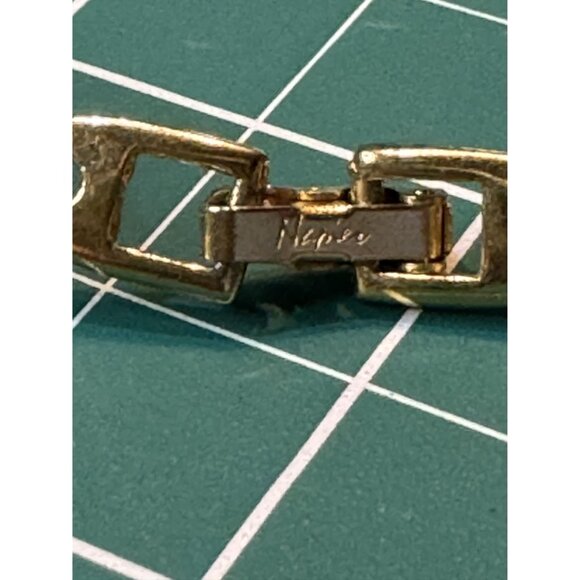 Napier Vintage Necklace 2 Earrings Black & Red Enamel Necklace Earrings & Brooch - Picture 2 of 7